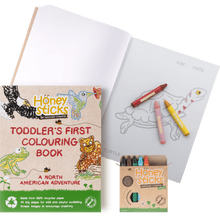Load image into Gallery viewer, Honeysticks USA Arts and Crafts North American Book + Thins Coloring Set by Honeysticks USA