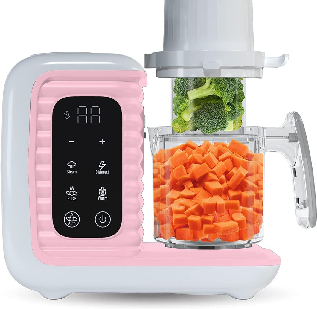 Children of Design Baby Food Makers Pink 8 in 1 Smart Baby Food Maker & Processor