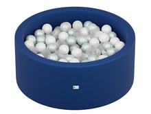 Load image into Gallery viewer, Little Big Playroom Ball Pit Bundles Navy Blue Ball Pit - 67 Pearl, 67 Porcelain, 66 Water Balls Ball Pit + 200 Pit Balls