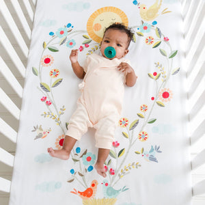 Rookie Humans Crib sheets US Standard crib size Love Blooms Standard Size Crib Sheet