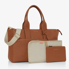 Load image into Gallery viewer, Jem + Bea Diaper Bags and Inserts Jem + Bea Jemima Leather Bag