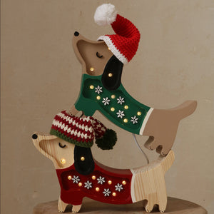 Little Lights US lamp Little Lights Mini Holiday Puppy Lamp ~ Limited Edition
