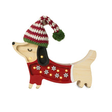 Load image into Gallery viewer, Little Lights US lamp Santa Helper Little Lights Mini Holiday Puppy Lamp ~ Limited Edition