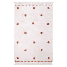 Load image into Gallery viewer, nattiot-shop-america Polypropylène ≈ 3’ 3’’ x 4’ 11’’ WOOLY BRICK S bohemian children&#39;s rug