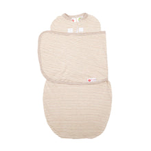 Load image into Gallery viewer, embé® Swaddle Heathered Oatmeal Stripe / Swaddle Wrap (6-14lbs) *GOTS Certified Organic* Swaddles by embé®