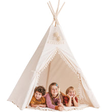 Load image into Gallery viewer, minicamp Teepee Minicamp Extra Large Indoor Teepee Tent With Tassels Decor In Boho Style
