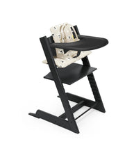 Load image into Gallery viewer, Stokke Tripp Trapp Complete Black + Signature Mickey + Tray Stokke Tripp Trapp® Complete High Chair Set