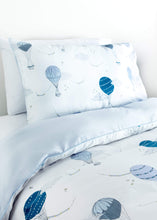 Load image into Gallery viewer, Gooselings Bedding Without Monogram Gooselings Touch The Sky Twin Set - Blue