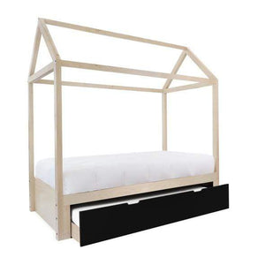 Nico and Yeye Beds And Headboards FULL / MAPLE / BLACK Nico and Yeye Domo Zen Bed with Trundle