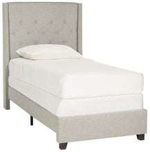 Load image into Gallery viewer, Safavieh Beds And Headboards Light Grey Safavieh Winslet Bed