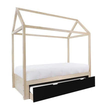 Load image into Gallery viewer, Nico and Yeye Beds And Headboards TWIN / MAPLE / BLACK Nico and Yeye Domo Zen Bed with Trundle