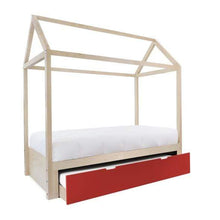 Load image into Gallery viewer, Nico and Yeye Beds And Headboards TWIN / MAPLE / RED Nico and Yeye Domo Zen Bed with Trundle
