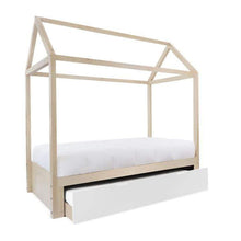 Load image into Gallery viewer, Nico and Yeye Beds And Headboards TWIN / MAPLE / WHITE Nico and Yeye Domo Zen Bed with Trundle