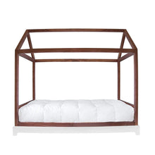 Load image into Gallery viewer, Nico and Yeye Beds And Headboards TWIN / WALNUT / WITHOUT RAILS Nico and Yeye Domo Bed Canopy