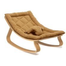 Load image into Gallery viewer, Charlie Crane Bouncers Camel Charlie Crane Levo Wooden Baby Rocker - Beech