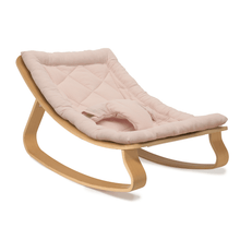 Load image into Gallery viewer, Charlie Crane Bouncers Nude Pink Charlie Crane Levo Wooden Baby Rocker - Beech