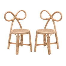 Load image into Gallery viewer, Poppie Toys Chairs Poppie Bow (2-7 year) / Set of 2 Poppie Bow Chair