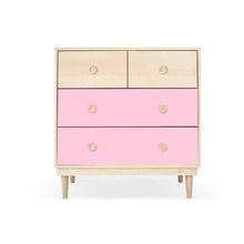 Load image into Gallery viewer, Nico and Yeye Furniture MAPLE / PINK Nico and Yeye Lukka Modern Kids 4-Drawer Dresser