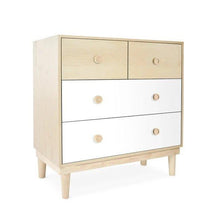 Load image into Gallery viewer, Nico and Yeye Furniture MAPLE / WHITE Nico and Yeye Lukka Modern Kids 4-Drawer Dresser