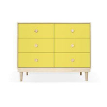 Load image into Gallery viewer, Nico and Yeye Furniture MAPLE / YELLOW Nico and Yeye Lukka Modern Kids 6-Drawer Dresser