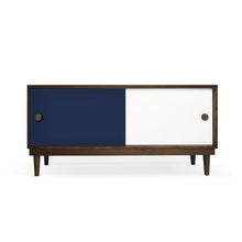 Load image into Gallery viewer, Nico and Yeye Furniture WALNUT / DEEP BLUE Nico and Yeye Lukka Modern Kids Credenza Console