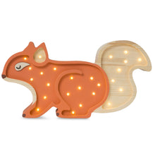 Load image into Gallery viewer, Little Lights US Ginger Wood Little Lights Squirrel Lamp