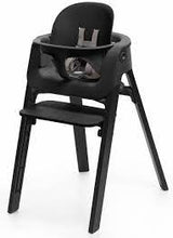 Load image into Gallery viewer, Stokke High Chairs High Chair / Black Seat, Baby Set, Black Legs Stokke® Steps™ High Chair