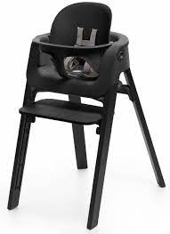 Stokke High Chairs High Chair / Black Seat, Baby Set, Black Legs Stokke® Steps™ High Chair