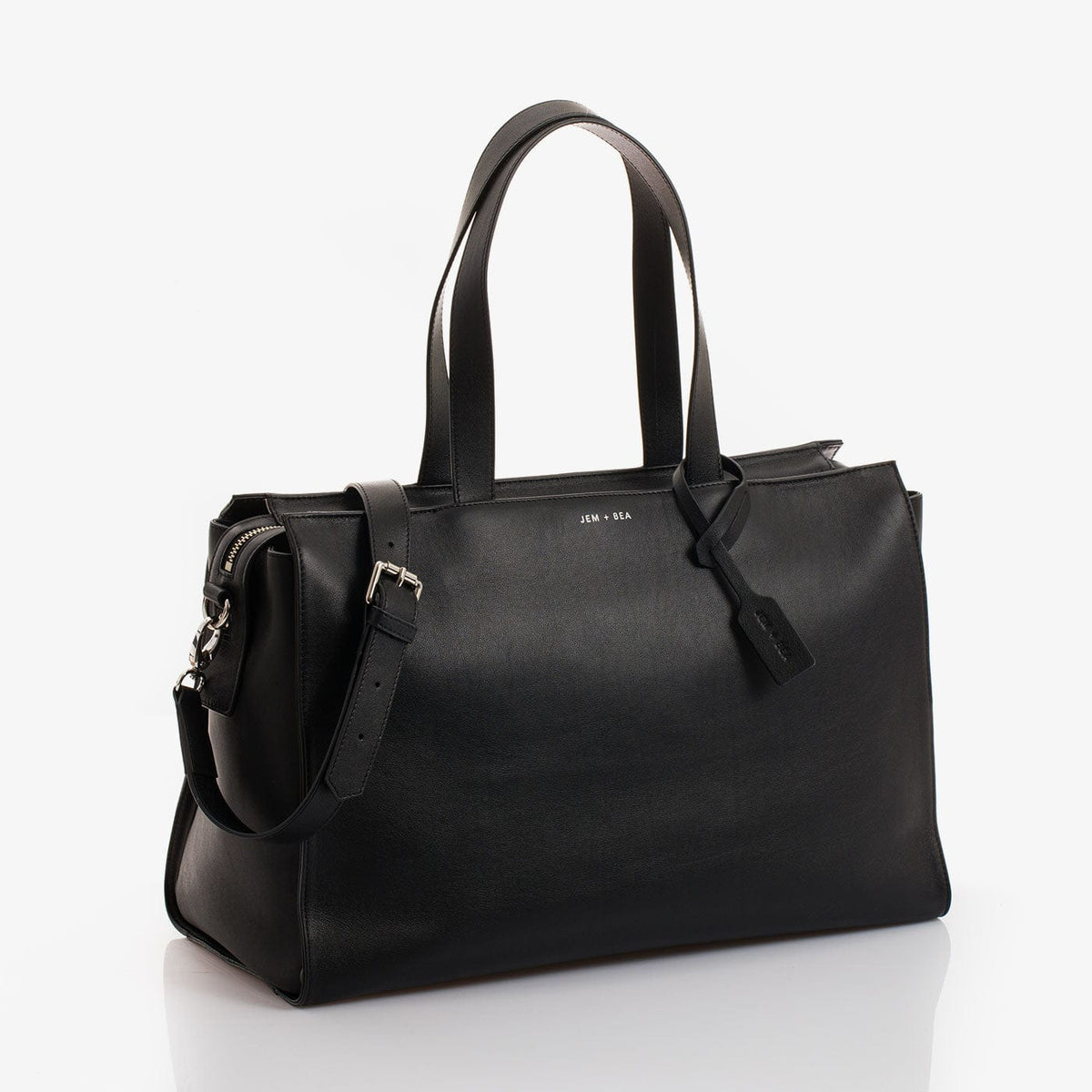 Jem + Bea Margot Leather Bag - Black