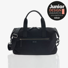 Load image into Gallery viewer, Jem + Bea leather bags Jem + Bea Sustainable Edie Eco Holdall - Black