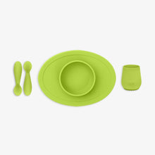 Load image into Gallery viewer, ezpz Meal Time Lime First Foods Set by ezpz