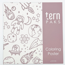 Load image into Gallery viewer, ternPaks Medium Coloring Sheet: Into Space