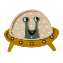 Load image into Gallery viewer, Little Lights US Mustard Wood Little Lights UFO Lamp