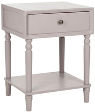 Load image into Gallery viewer, Safavieh Night Stands Ash Grey Safavieh Siobhan Accent Table With Storage Drawer