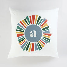 Load image into Gallery viewer, Minted Pillows Denim / CLASSIC COTTON CANVAS Minted Rainbow Burst Large Floor Pillow