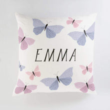 Load image into Gallery viewer, Minted Pillows Lilac / CLASSIC COTTON CANVAS Minted Garden Butterflies Large Floor Pillow