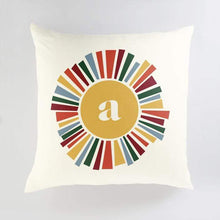 Load image into Gallery viewer, Minted Pillows Maize / CLASSIC COTTON CANVAS Minted Rainbow Burst Large Floor Pillow