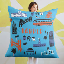 Load image into Gallery viewer, Minted Pillows Minted I Love San Francisco Large Floor Pillow