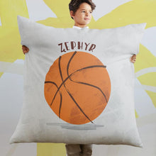 Load image into Gallery viewer, Minted Pillows Minted Let Us Play Basketball Large Floor Pillow