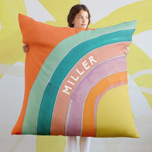 Load image into Gallery viewer, Minted Pillows Minted Sherbet Rainbow Large Floor Pillow