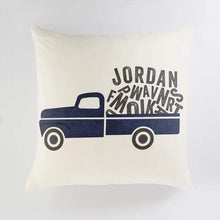 Load image into Gallery viewer, Minted Pillows Navy / CLASSIC COTTON CANVAS Minted Heavy Load Large Floor Pillow