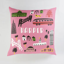 Load image into Gallery viewer, Minted Pillows Pink Sunset / CLASSIC COTTON CANVAS Minted I Love San Francisco Large Floor Pillow