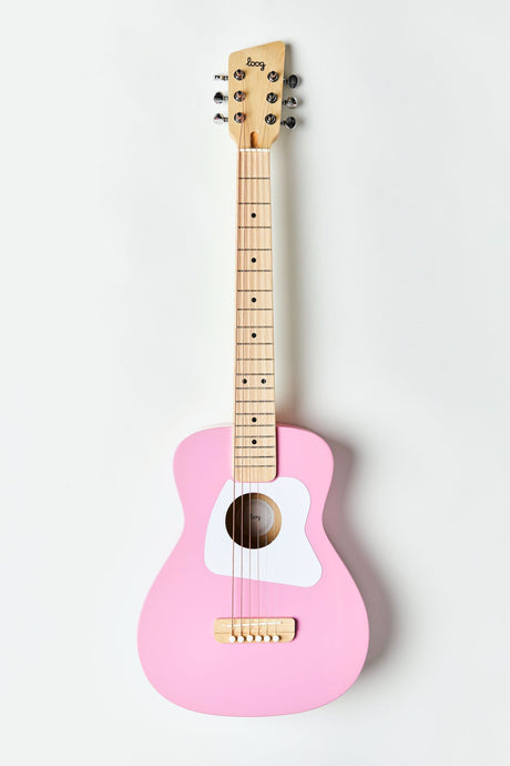 Loog Guitars Pink Loog Pro VI Acoustic Kids Guitar