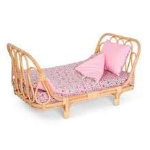 Load image into Gallery viewer, Poppie Toys Pink/Meadow Doll Duvet and Pillow Set Signature Collection