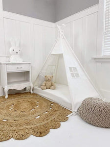 Domestic Objects Play Tents White / Crib/Cot 28" × 52" Inches Domestic Objects Play Tent Canopy