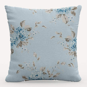 Rachel Ashwell and Cloth & Company Screen Berry Bloom Blue Rachel Ashwell and Cloth & Company 20" Linen Pillow