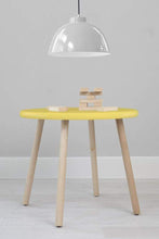 Load image into Gallery viewer, Nico and Yeye Tables and Chairs 23.5&quot; / 24.5&quot; / YELLOW Nico and Yeye Peewee Kids Table - Maple