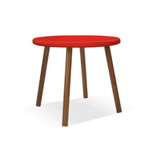 Load image into Gallery viewer, Nico and Yeye Tables and Chairs 30&quot; / 20.5&quot; / RED Nico and Yeye Peewee Kids Table - Walnut