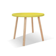 Load image into Gallery viewer, Nico and Yeye Tables and Chairs 30&quot; / 20.5&quot; / YELLOW Nico and Yeye Peewee Kids Table - Maple