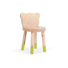 Load image into Gallery viewer, Nico and Yeye Tables and Chairs MAPLE / GREEN / 12&quot; LEGS Nico and Yeye Baba Bear Solid Wood Kids Chair (Set of 2)